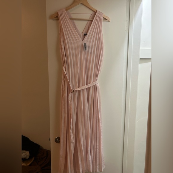 Ann Taylor Elegant Pink Sleeveless Dress NWT - Picture 1 of 5